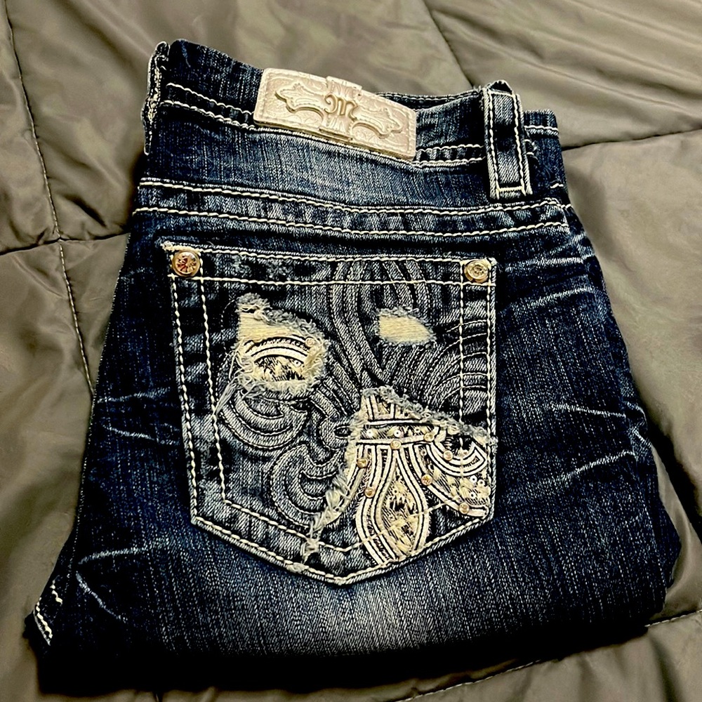 Miss Me Mid-Rise, Easy Straight Jeans